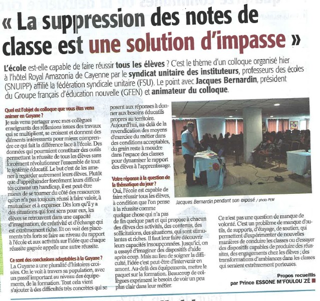 Article France Guyane
